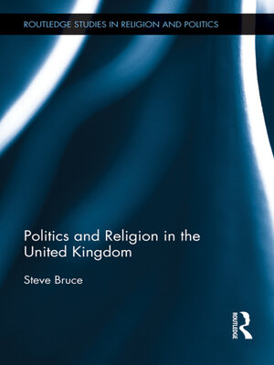 cover image of Politics and Religion in the United Kingdom